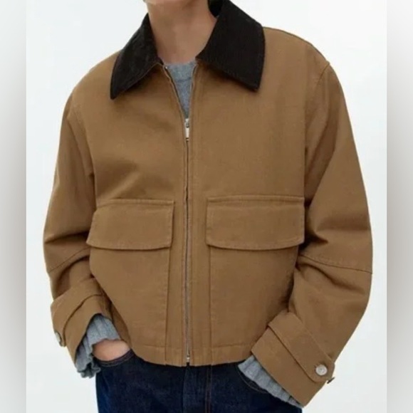 House of Harlow 1960 Jackets & Blazers - House of Harlow 1960 Canvas Utility Jacket Brown L‎ (NWOT)